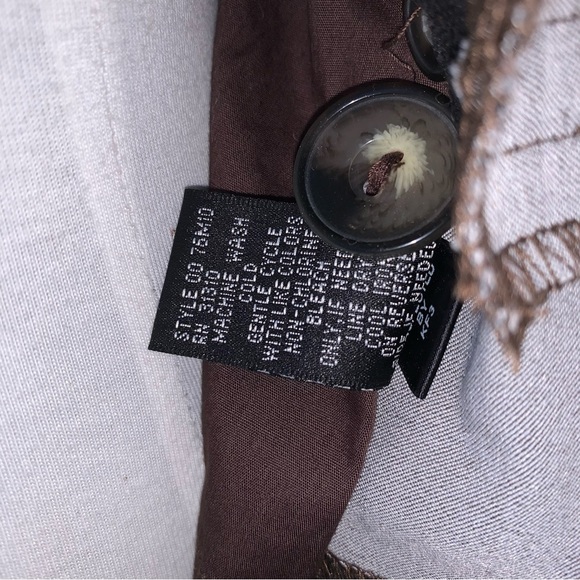 I.N. San Francisco Sz M Chocolate Brown 2 Button Unlined Fitted Blazer - Picture 9 of 10